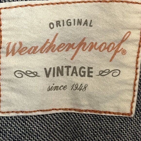 Weatherproof Vintage Shirt Adult Extra Large Yellow Plaid Western Casual Mens‎ - Picture 3 of 7